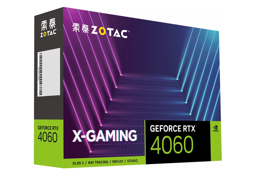 索泰 GeForce RTX 4060-8GB X-GAMING OC  TWIN