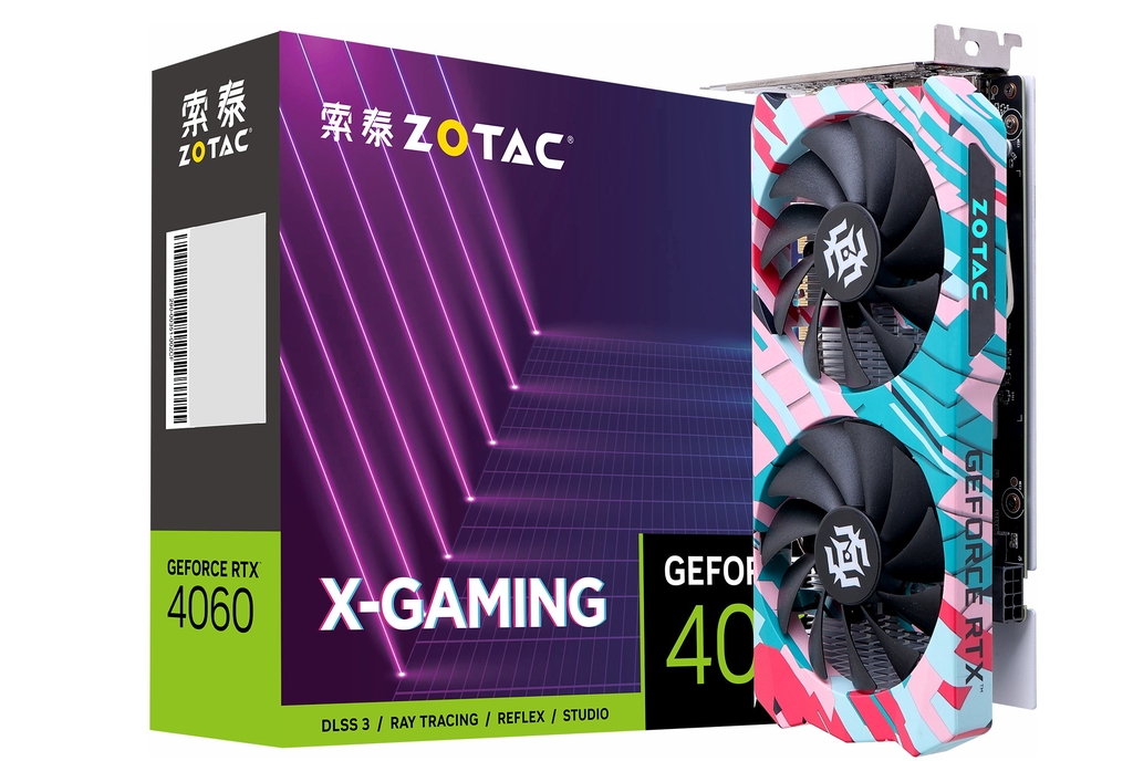 索泰 GeForce RTX 4060-8GB X-GAMING OC  TWIN