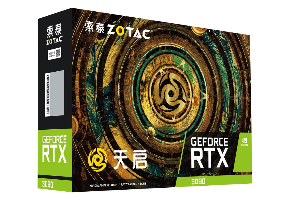 索泰 GeForce®  RTX 3080-12G6X 天启 OC