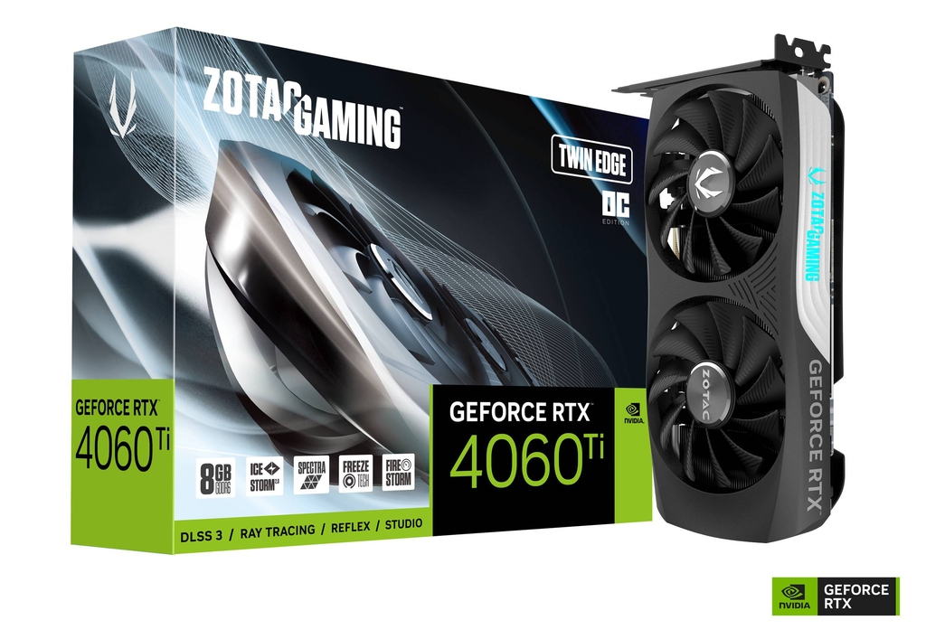 ZOTAC GAMING GeForce RTX 4060 Ti 8GB Twin Edge OC