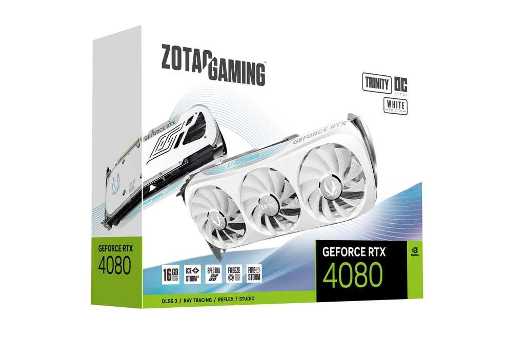 ZOTAC GAMING GeForce RTX 4080 16GB Trinity OC White Edition